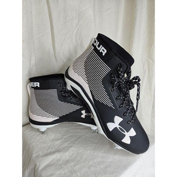 Under Armour Mens Football Cleats Size 8.5 Flag Football High Support NWOB New - Picture 1 of 7